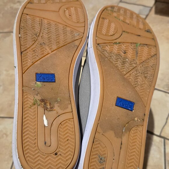 Grey Keds, women's size 9.5 - Picture 2 of 3